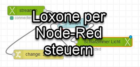Loxone Node-Red steuern